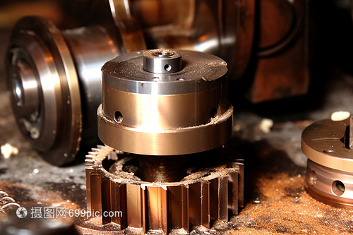 金屬的齒輪零件